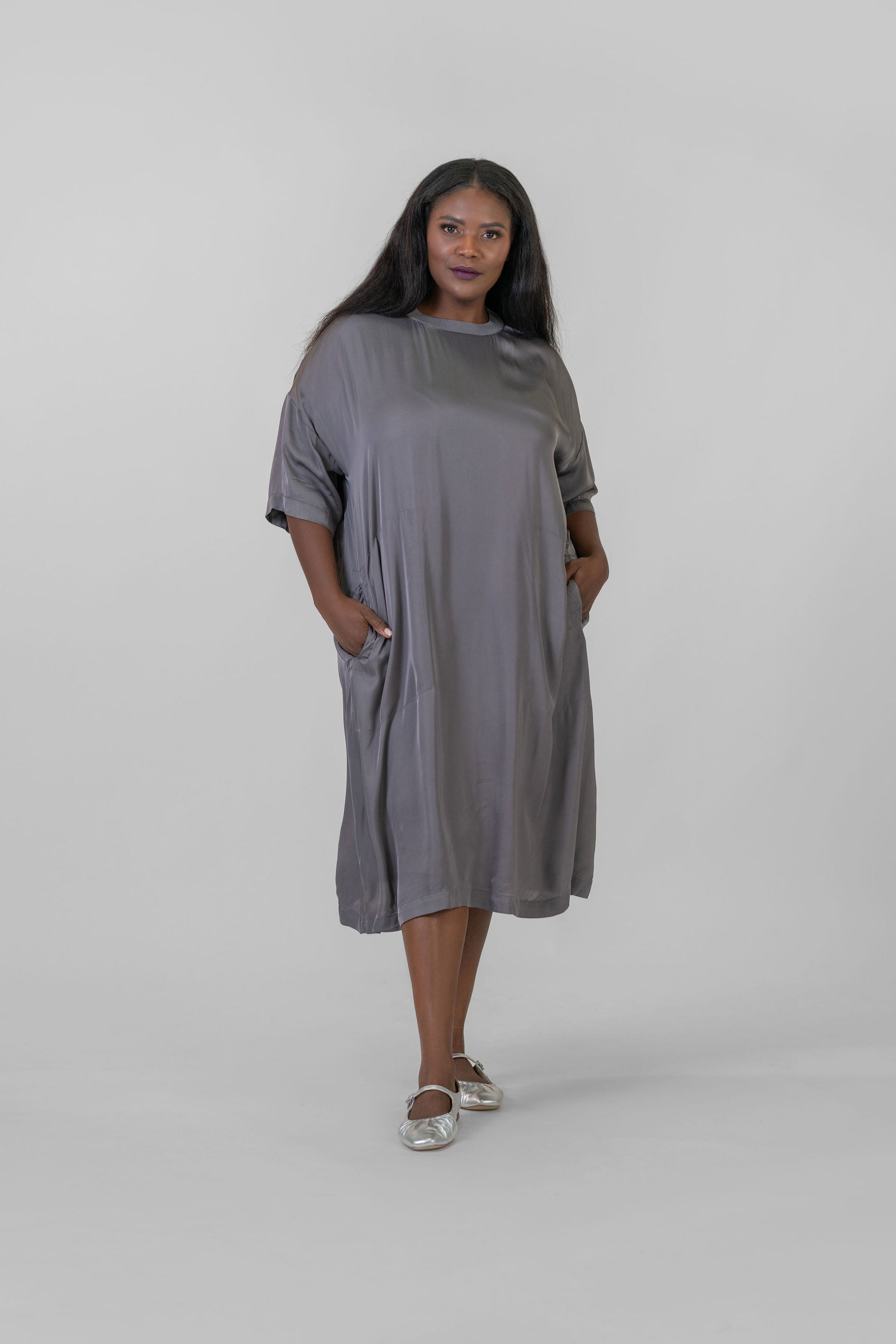 SUNLIGHT SHEEN DRESS plus-size - AMOUR781