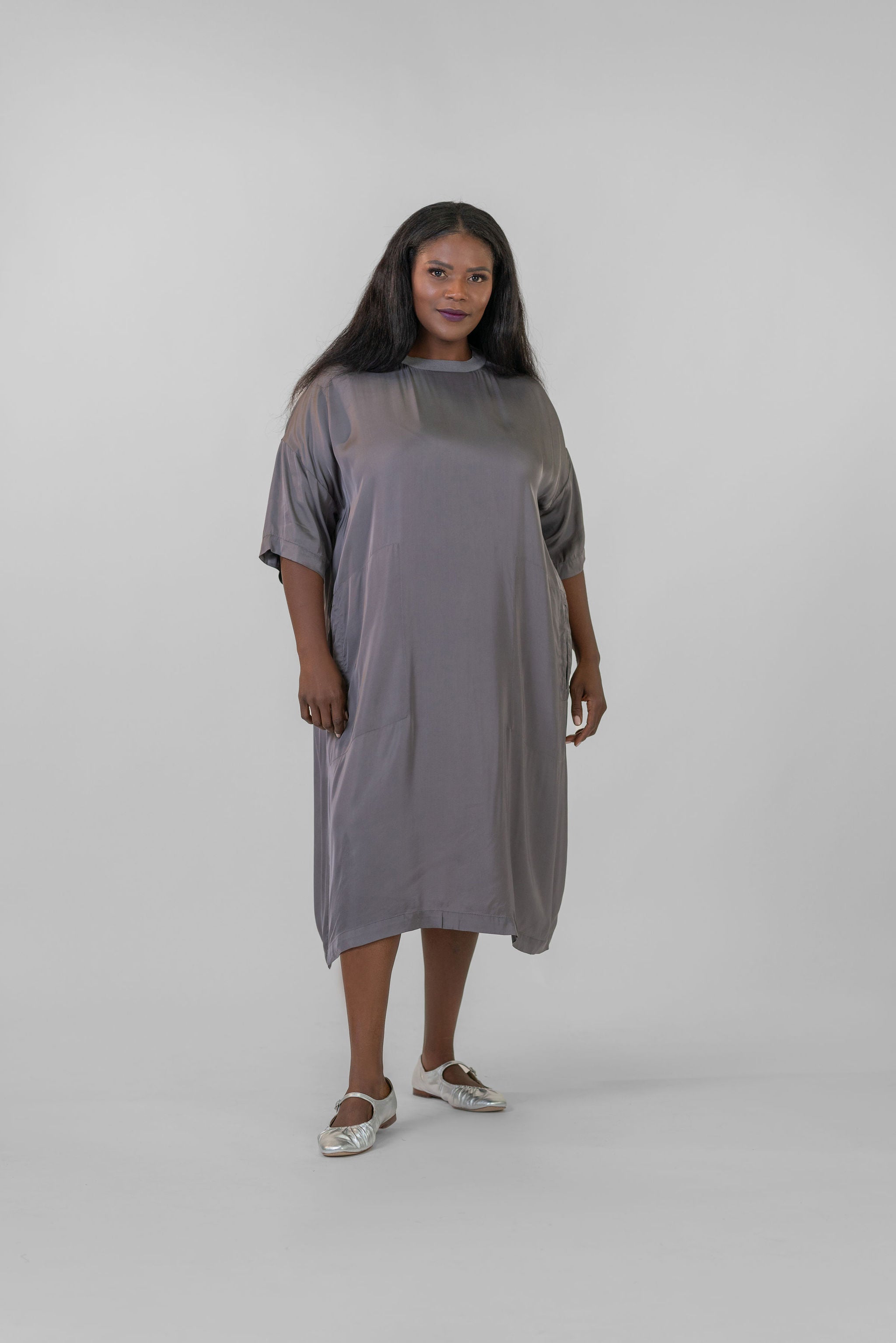 SUNLIGHT SHEEN DRESS plus-size - AMOUR781