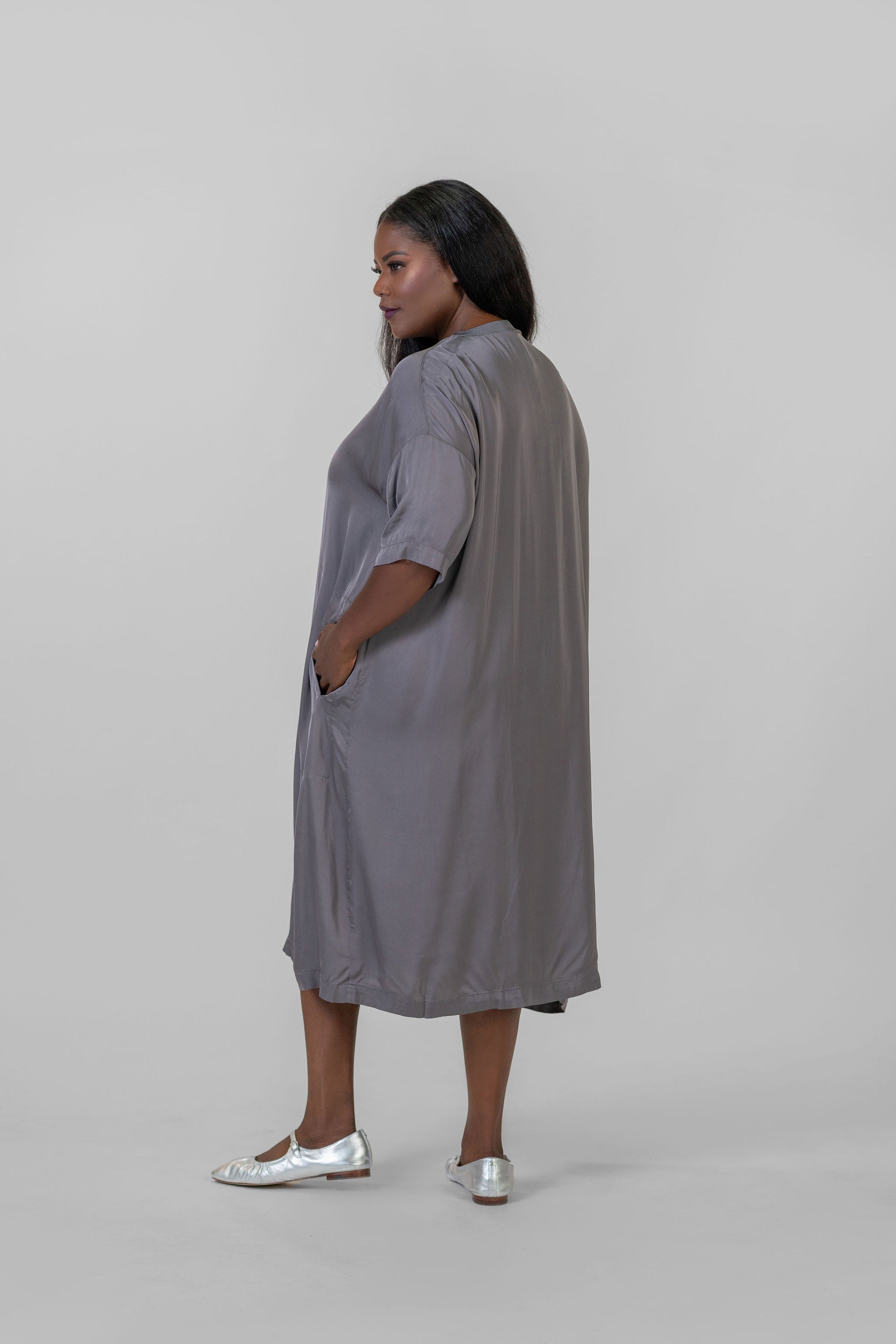 SUNLIGHT SHEEN DRESS plus-size - AMOUR781