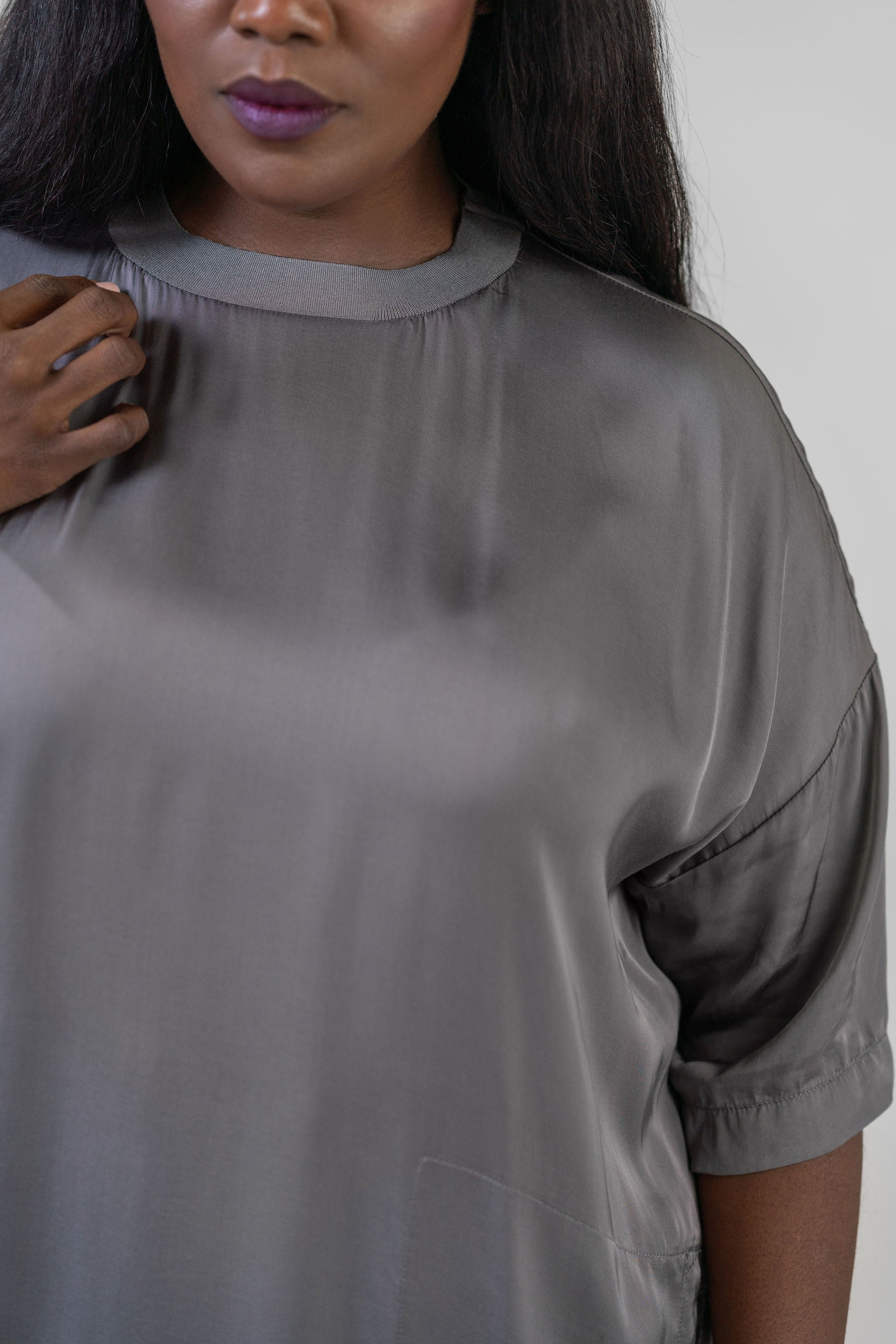 SUNLIGHT SHEEN DRESS plus-size - AMOUR781