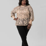 FINJA TOP WITH CAMI plus-size - AMOUR781