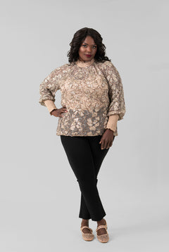 FINJA TOP WITH CAMI plus-size - AMOUR781