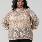 FINJA TOP WITH CAMI plus-size - AMOUR781