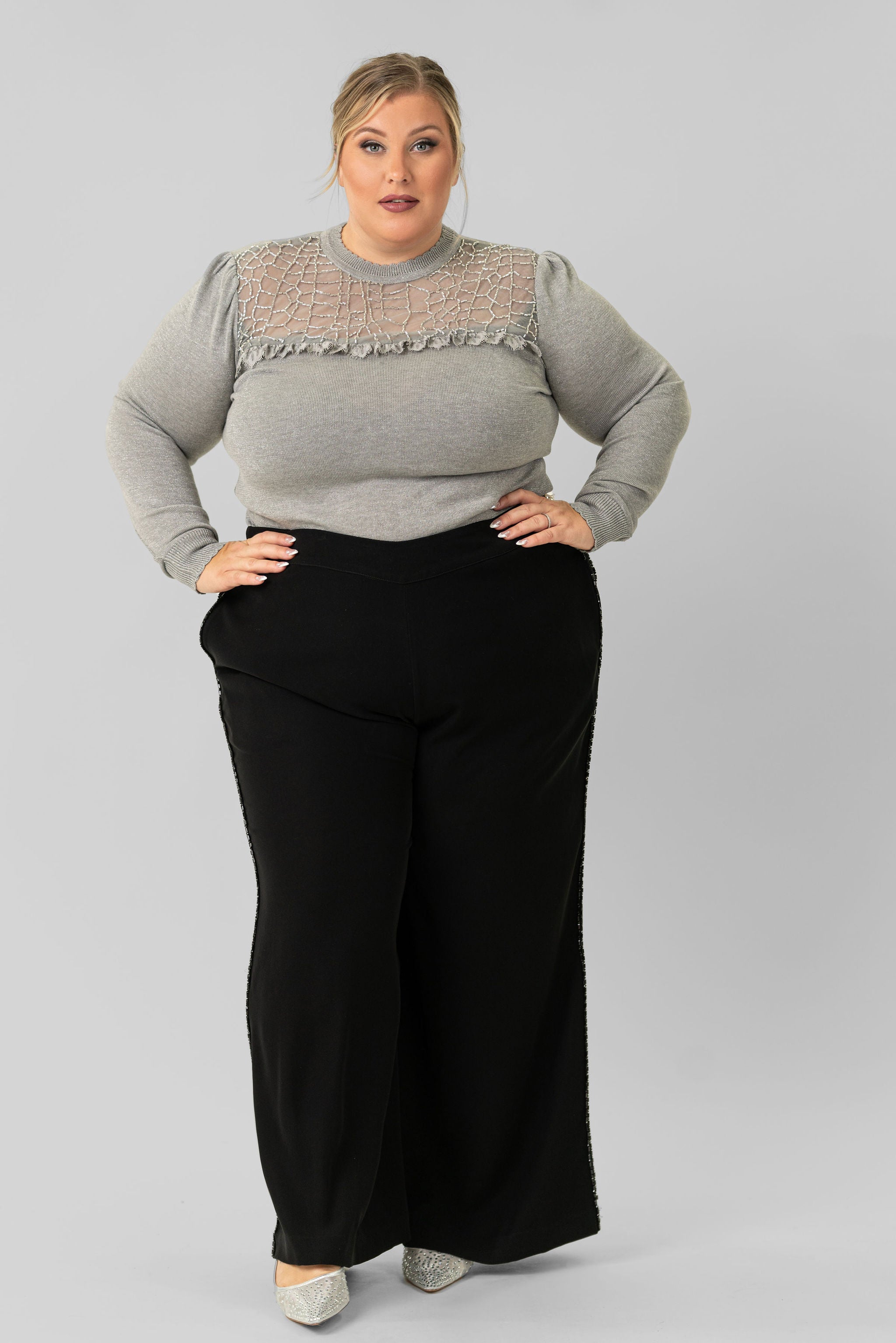 INDUMANI KNITTED TOP plus-size - AMOUR781