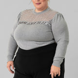 INDUMANI KNITTED TOP plus-size - AMOUR781