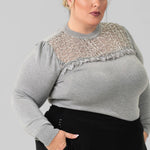 INDUMANI KNITTED TOP plus-size - AMOUR781