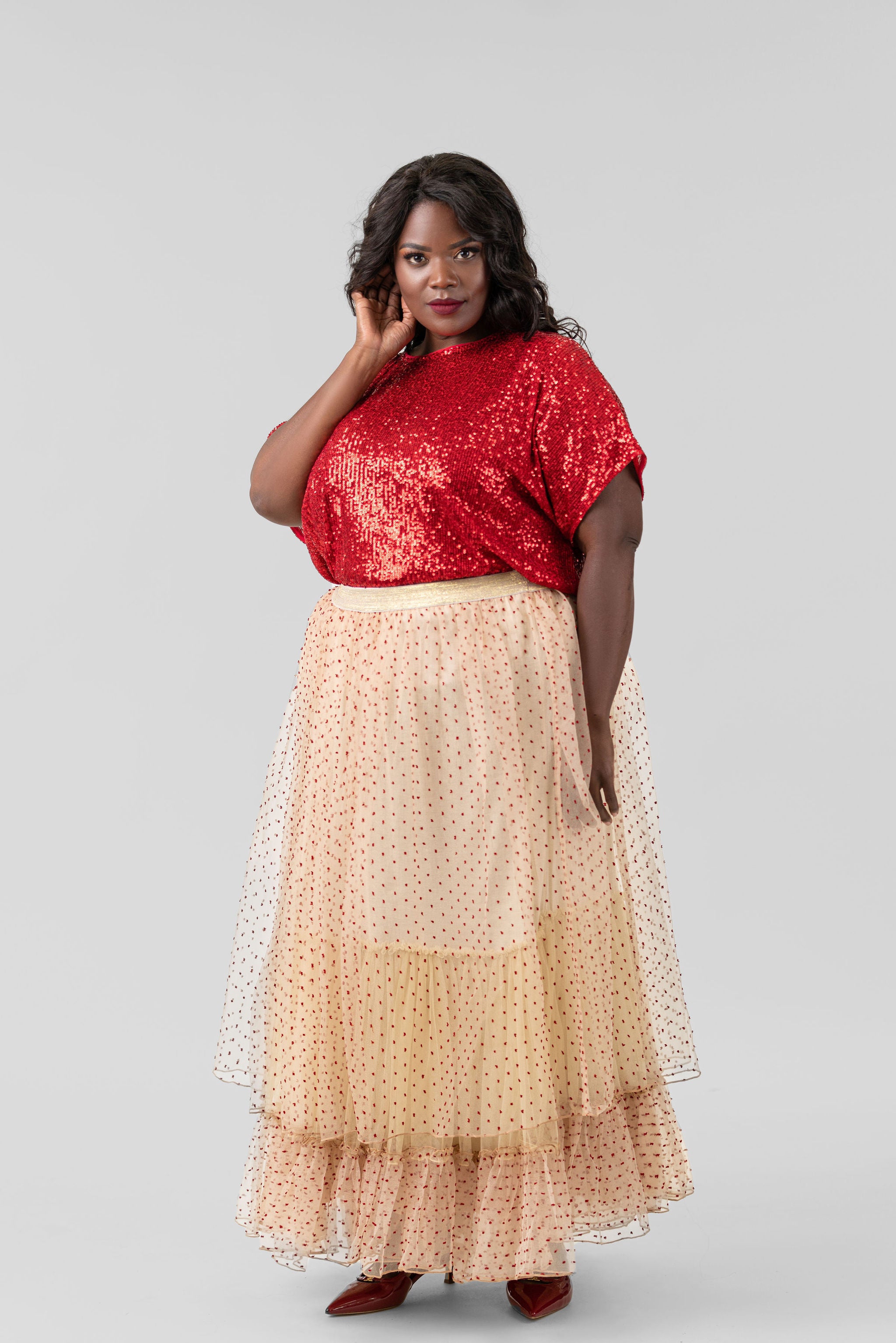 TILLY SKIRT plus-size - AMOUR781