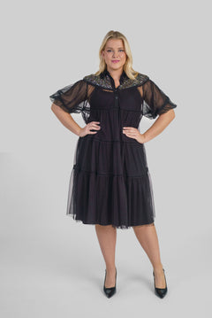 LIDIA DRESS WITH CAMI plus-size - AMOUR781
