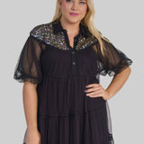 LIDIA DRESS WITH CAMI - AMOUR781