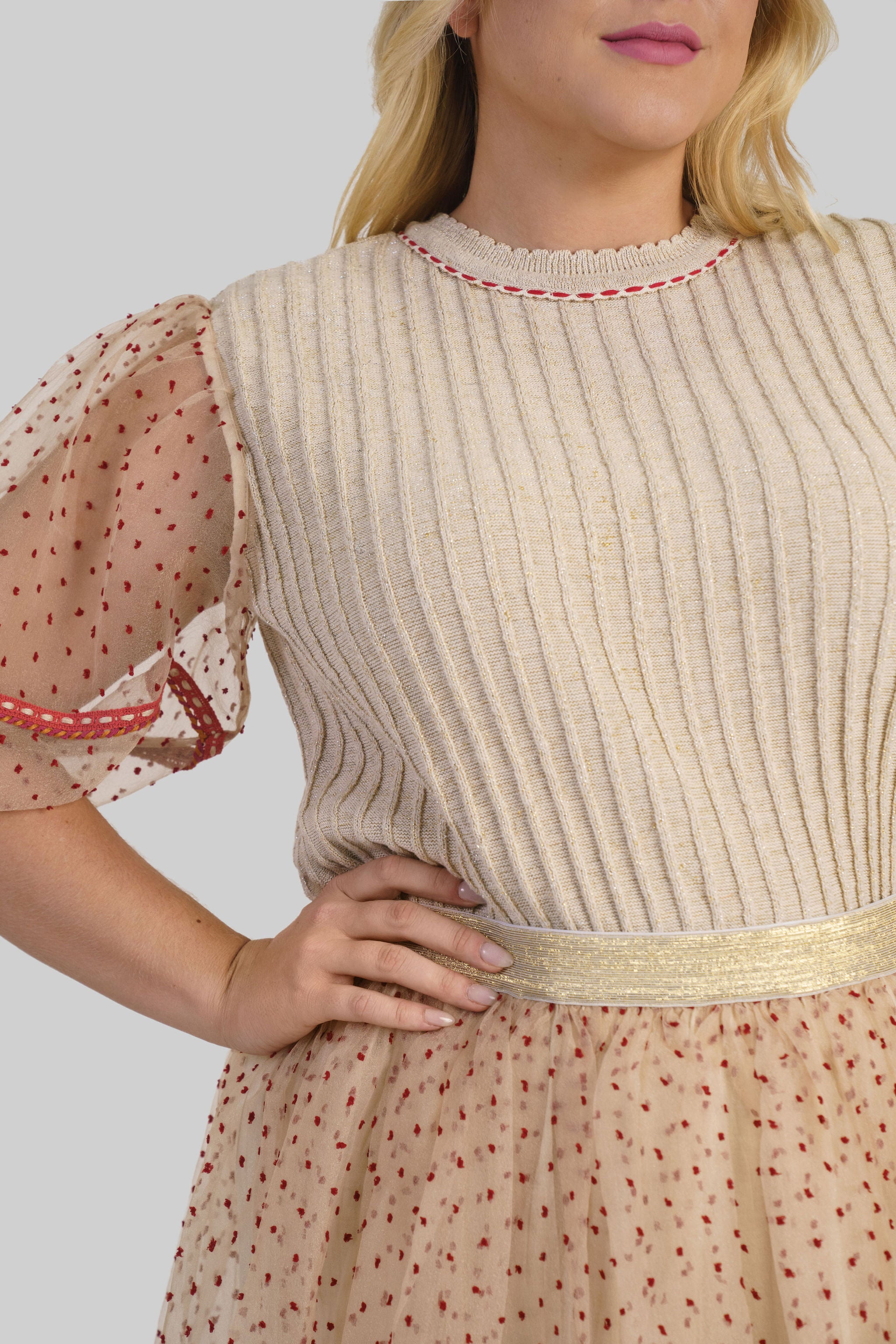 MENIYA KNITTED TOP plus-size - AMOUR781