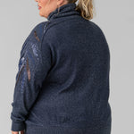 JENIKA KITTED TOP plus-size - AMOUR781