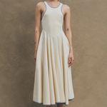 Open Back Midi Swing Dress plus-size - AMOUR781