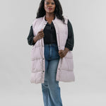 FEATHER DOWN VEST plus-size - AMOUR781