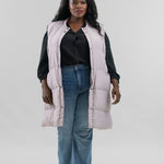 FEATHER DOWN VEST plus-size - AMOUR781