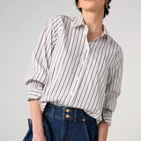 Adjustable Sleeve Button Front plus-size - AMOUR781