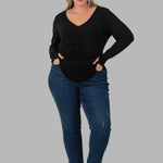 THE STAFFORD TOP plus-size - AMOUR781