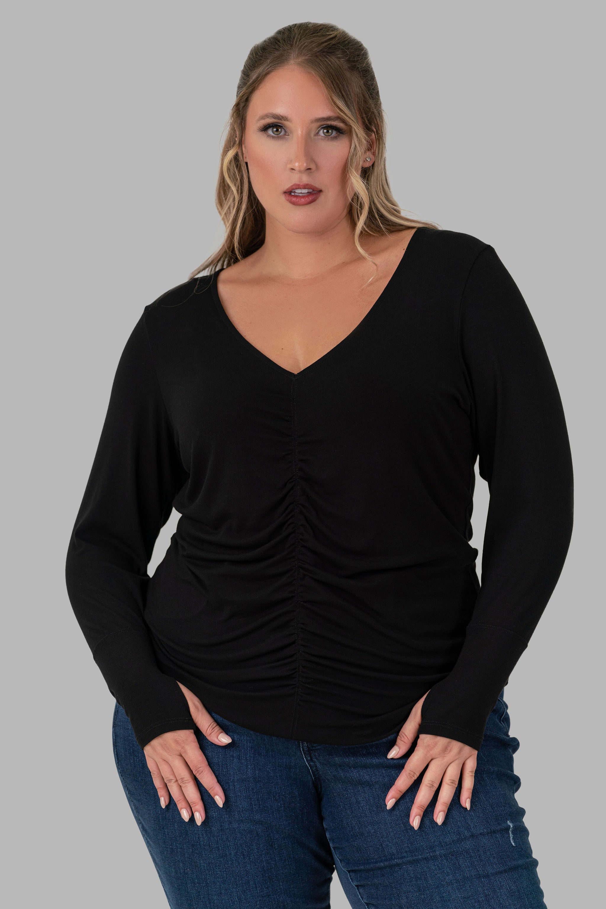 THE STAFFORD TOP plus-size - AMOUR781