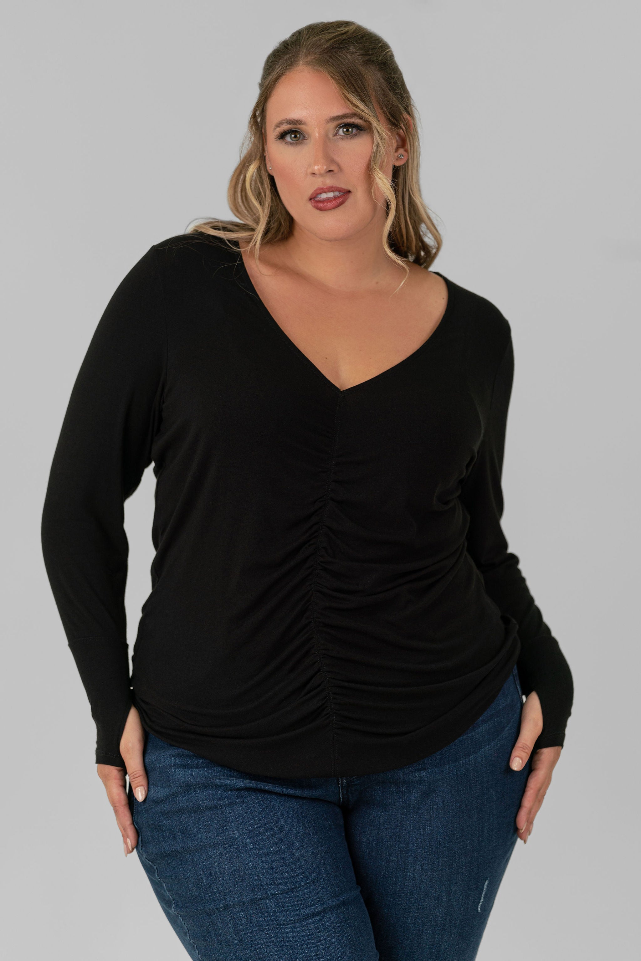 THE STAFFORD TOP plus-size - AMOUR781