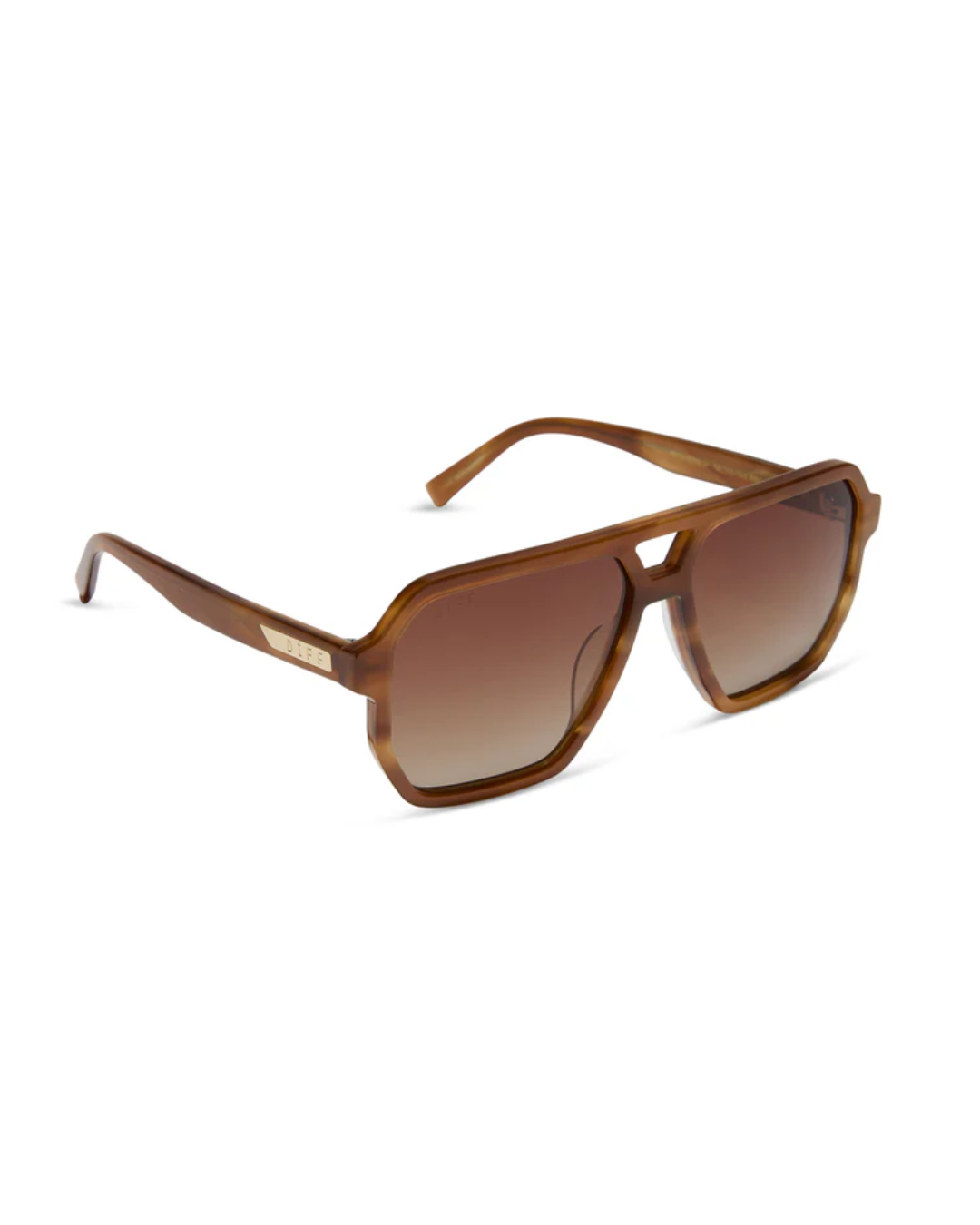 Cameron espresso tortoise brown gradient polarized sunglasses plus-size - AMOUR781