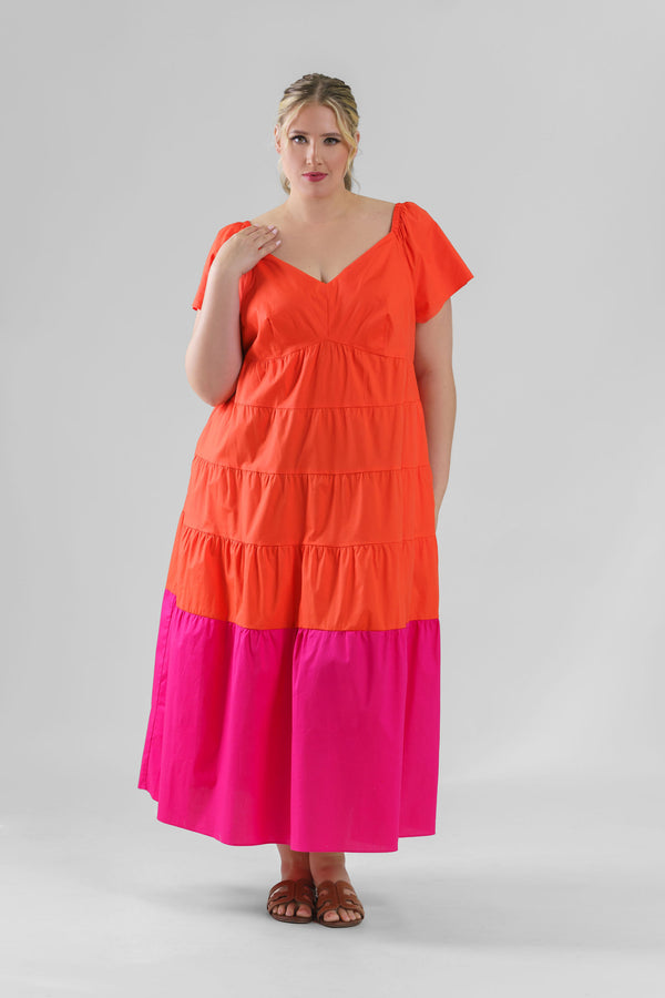 CONSTANCE COTTON POPLIN DRESS – AMOUR781