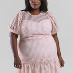 IMANI CROCHET LACE DRESS plus-size - AMOUR781