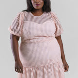 IMANI CROCHET LACE DRESS plus-size - AMOUR781