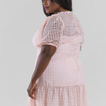 IMANI CROCHET LACE DRESS plus-size - AMOUR781