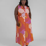 MIDI BUTTON DOWN DRESS plus-size - AMOUR781