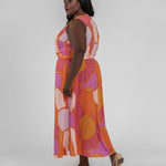 MIDI BUTTON DOWN DRESS plus-size - AMOUR781