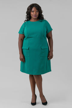 ZIGGY CREPE DRESS plus-size - AMOUR781