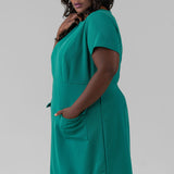 ZIGGY CREPE DRESS plus-size - AMOUR781