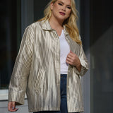 ORIANA SWING JACKET WITH FRONT POCKETS - AMOUR781