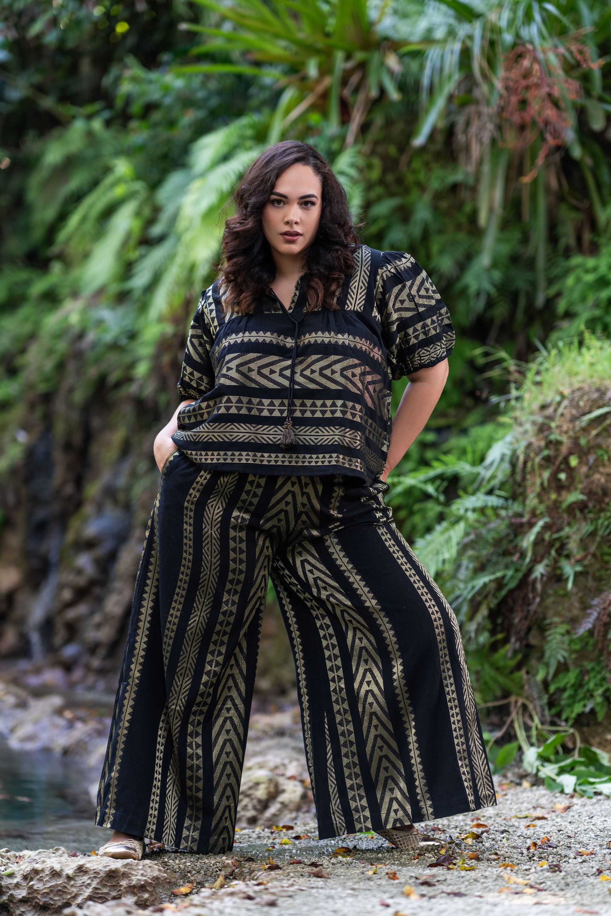 FOLKLORE PANT plus-size - AMOUR781