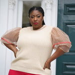 MENIYA KNITTED TOP plus-size - AMOUR781