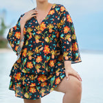 SITARA RUFFLED SKIRT plus-size - AMOUR781