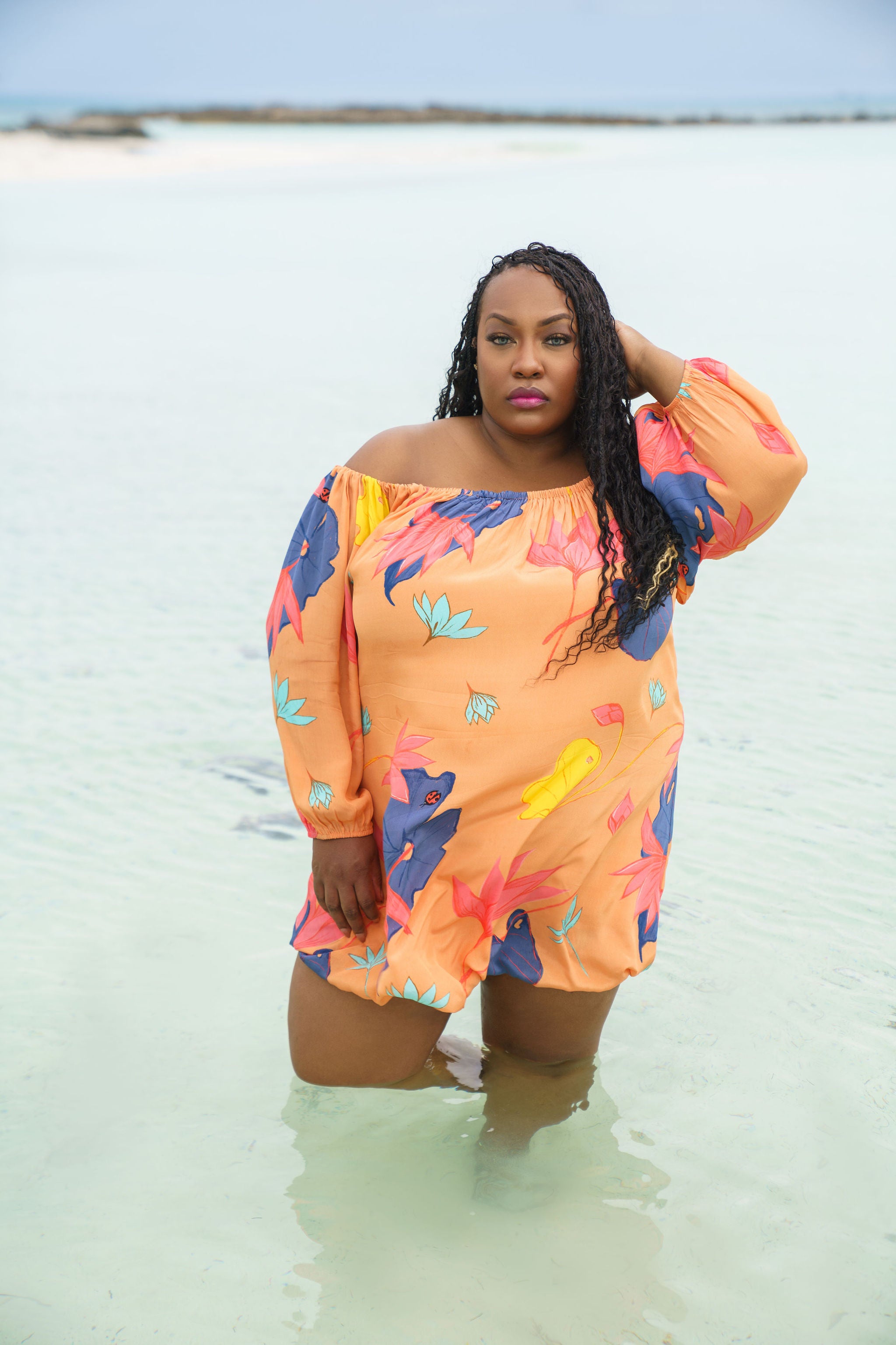 MALLIKA BUBBLE MINI DRESS plus-size - AMOUR781