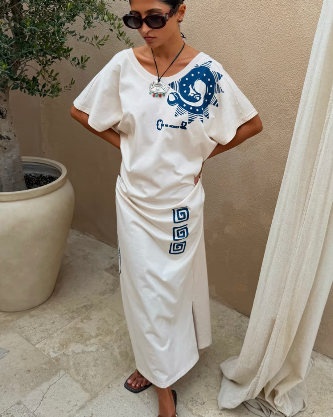 Dolce Vida T-Shirt Dress plus-size - AMOUR781
