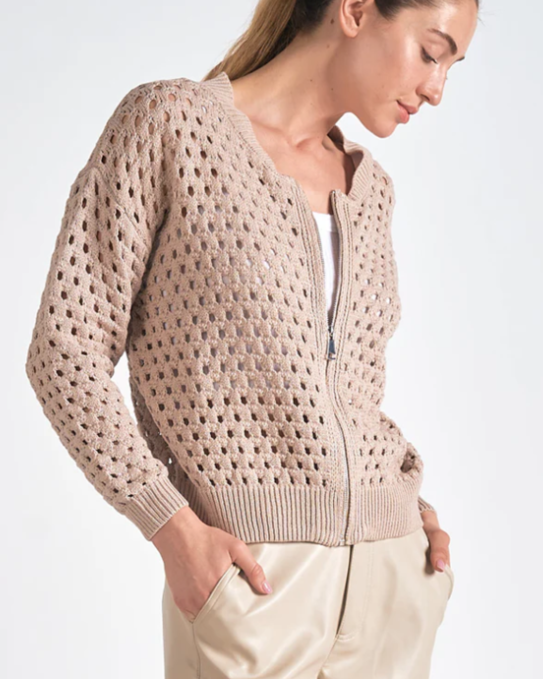 ASTER SWEATER CARDIGAN plus-size - AMOUR781