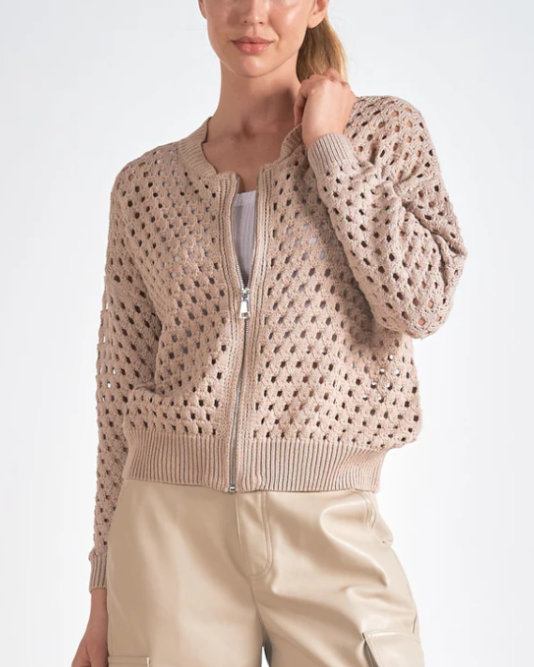 ASTER SWEATER CARDIGAN plus-size - AMOUR781