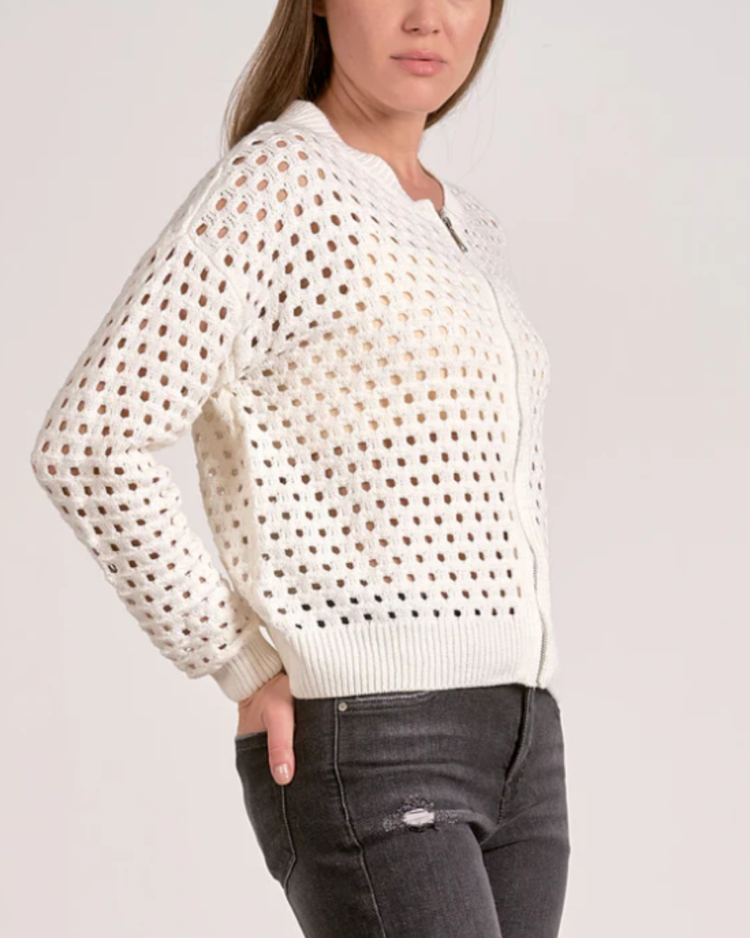 ASTER SWEATER CARDIGAN plus-size - AMOUR781