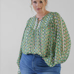 BERTHA BLOUSE plus-size - AMOUR781