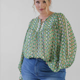 BERTHA BLOUSE plus-size - AMOUR781