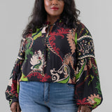 EMMA BLOUSE plus-size - AMOUR781