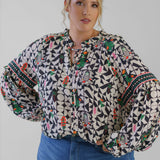 EMMA BLOUSE plus-size - AMOUR781