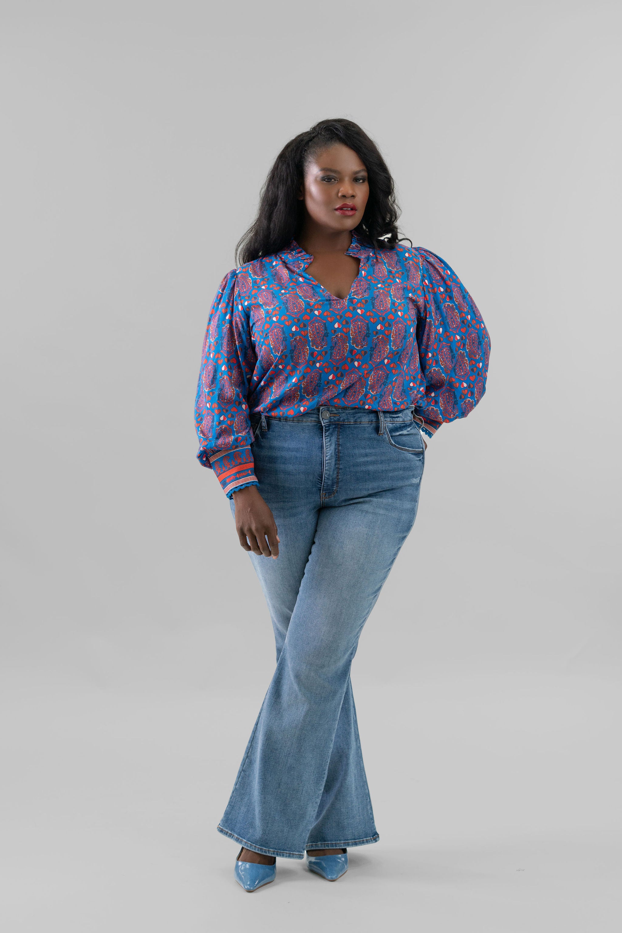 HAILEY BLOUSE plus-size - AMOUR781