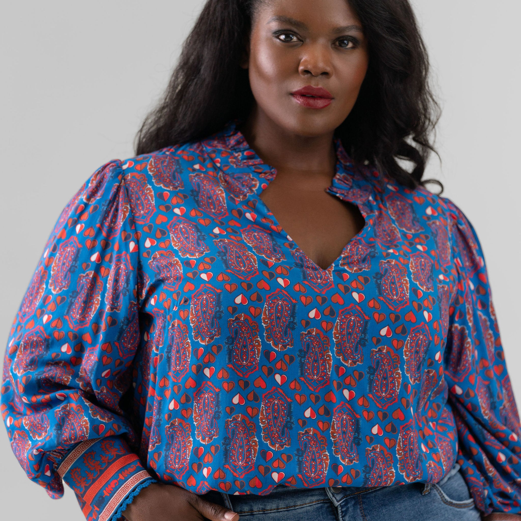 HAILEY BLOUSE plus-size - AMOUR781