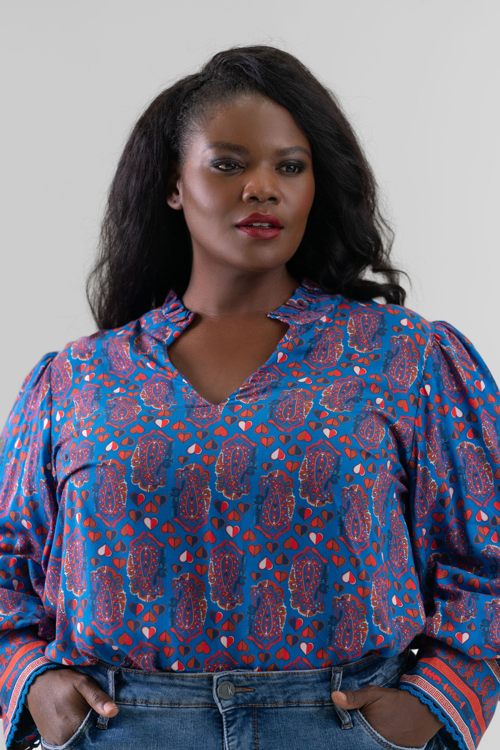 HAILEY BLOUSE plus-size - AMOUR781