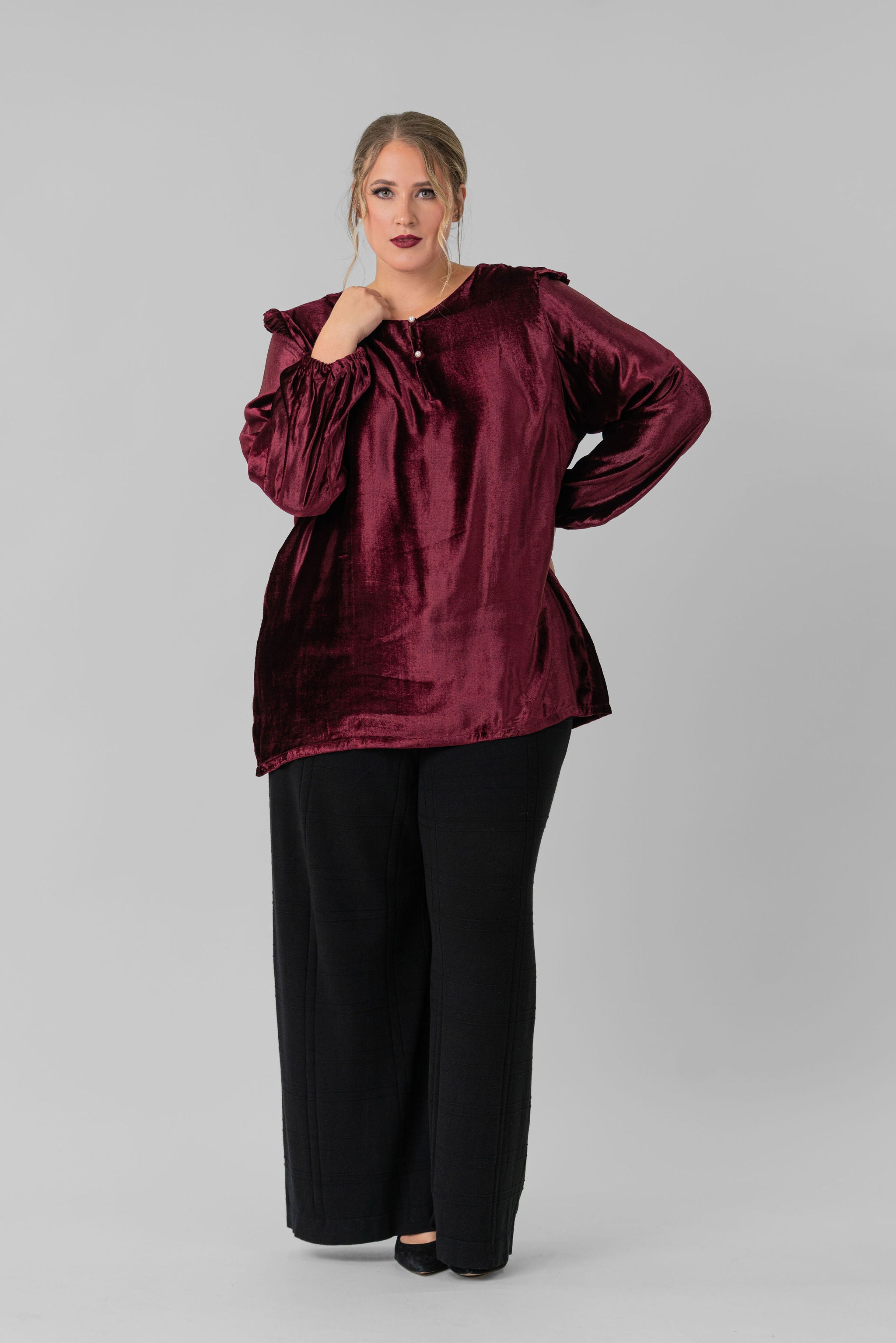 HAZEL TOP plus-size - AMOUR781