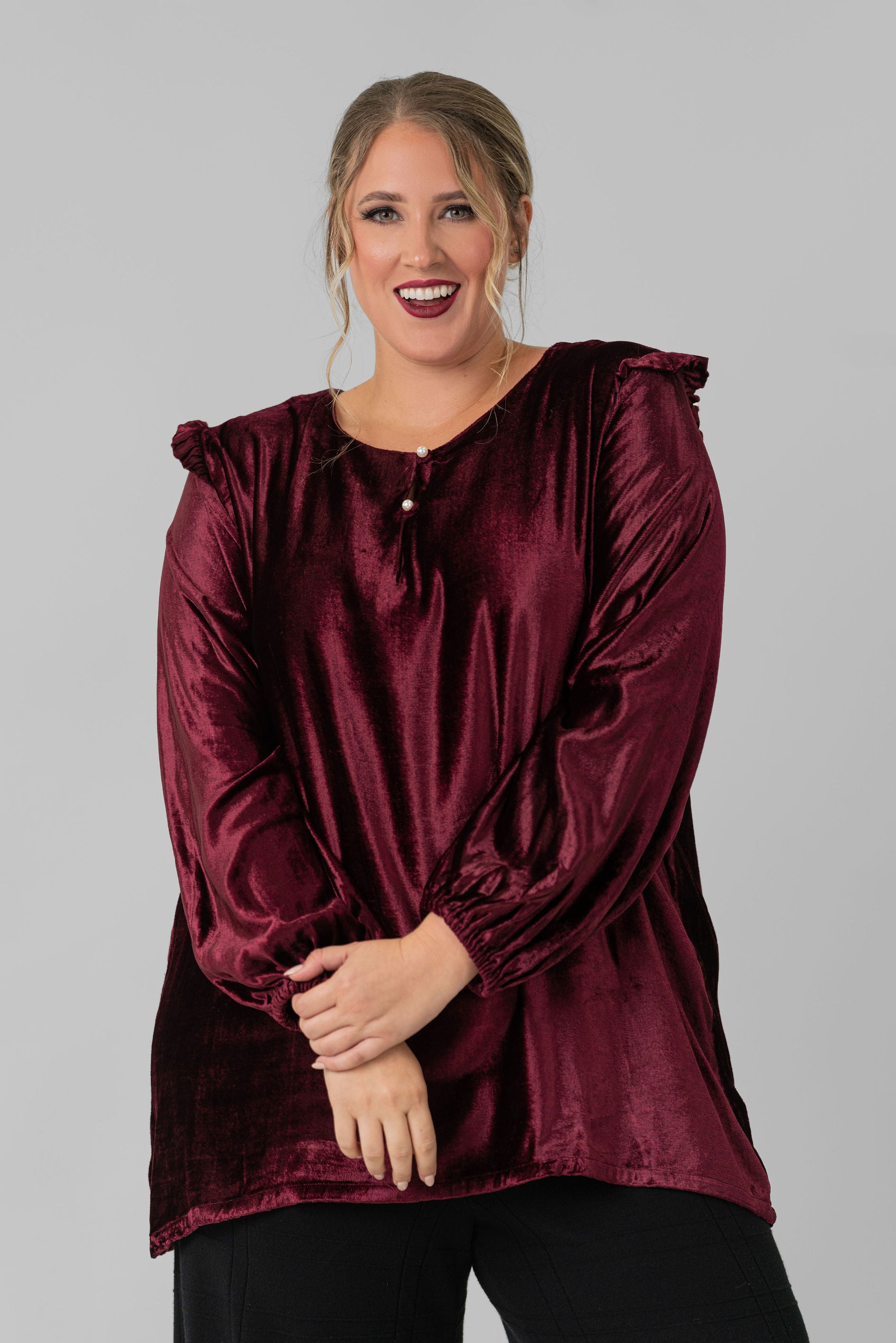 HAZEL TOP plus-size - AMOUR781