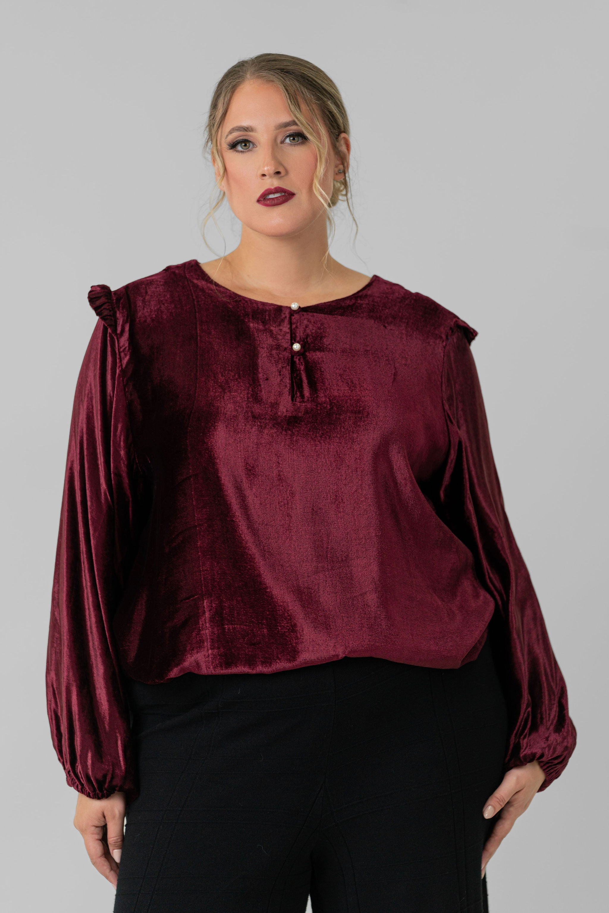 HAZEL TOP plus-size - AMOUR781